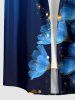 Flowers Stripes Glitter 3D Print Matching Hawaii Beach Outfit For Couples -  