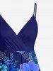 Flower Leaf Branch Print Matching Hawaii Beach Outfit For Couples -  