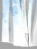 Flowers Ombre Print Matching Hawaii Beach Outfit For Couples -  