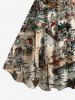 Skull Skeleton Pirate Box Sailboat Cruise Print Hawaii Tank Dress(Adjustable Shoulder Strap) -  
