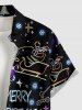 Christmas Santa Claus Bells Snowflake Print Matching Outfit For Couples -  