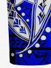 Hibiscus Flowers Print Hawaii Fitted Dress -  