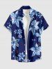 Flower Print Matching Hawaii Beach Outfit For Couples -  