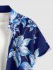 Flower Print Matching Hawaii Beach Outfit For Couples -  