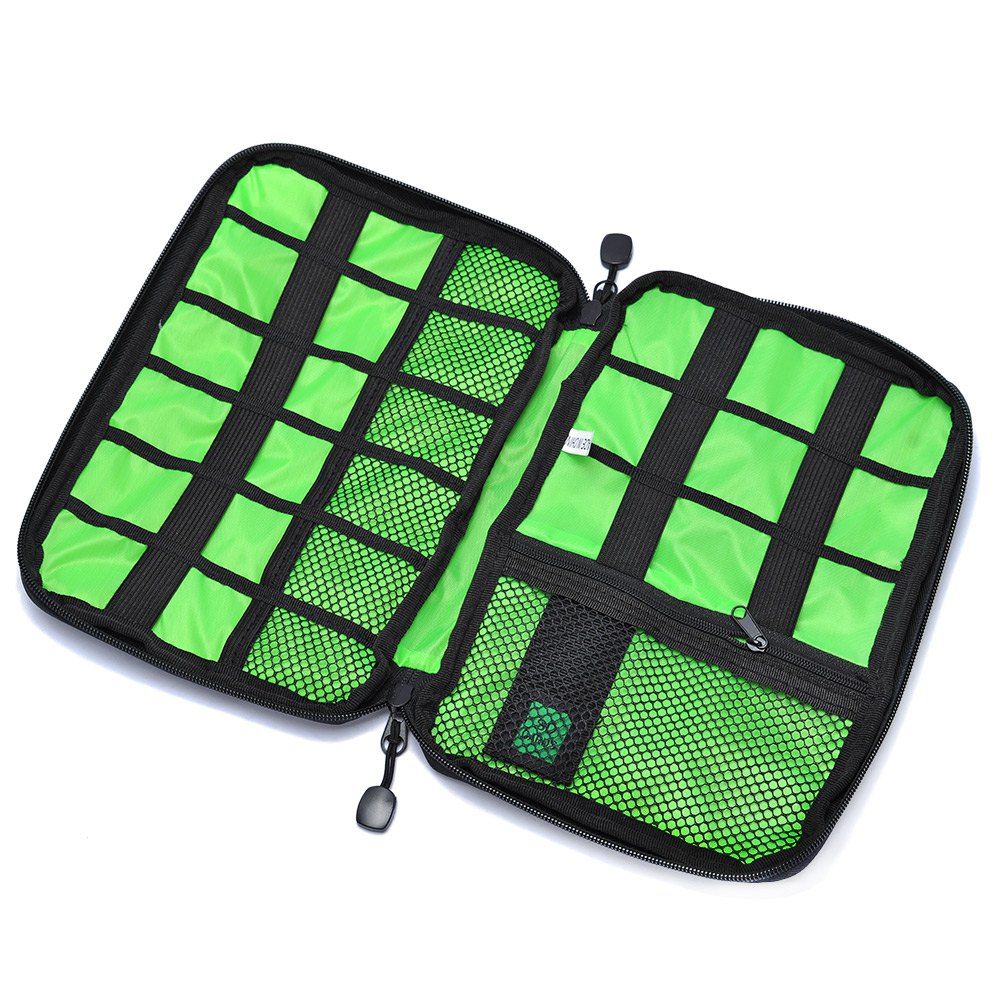 

Waterproof Travel Carry Protective Pouch Case Nylon Bag for Electronics Digital Accessories, Black