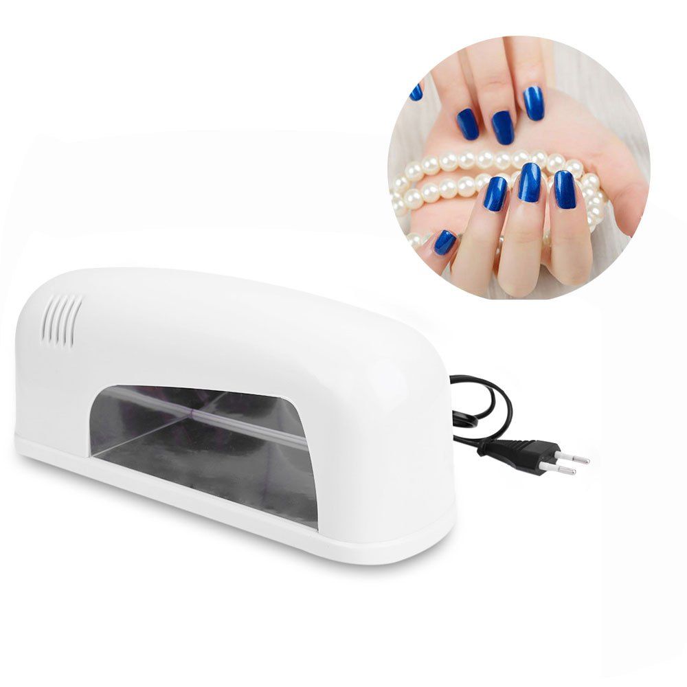 

9W High Automatic Light Phototherapy Slide Type LED + UV Manicure Nail Art Power Lamp, White
