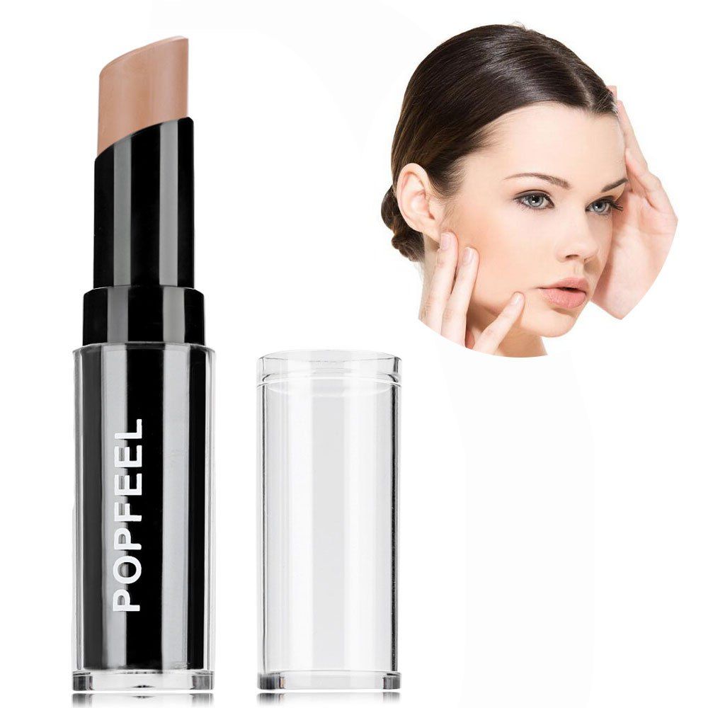 

Singel Head Natural Full Cover Long Lasting Smooth Concealer, Light coffee