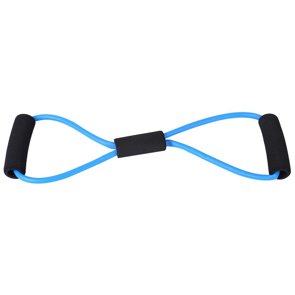 

Eight-shaped Puller Chest Expander Developer Exercise Band Sports Kit, Blue