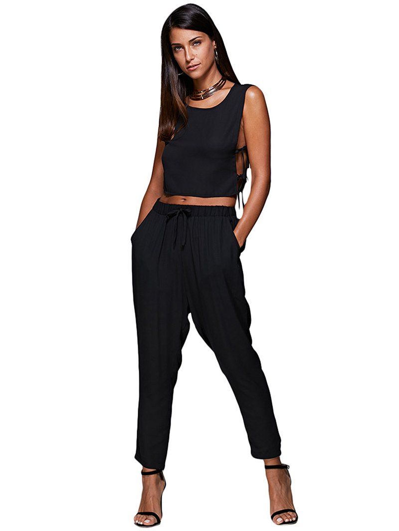 jogger set crop top