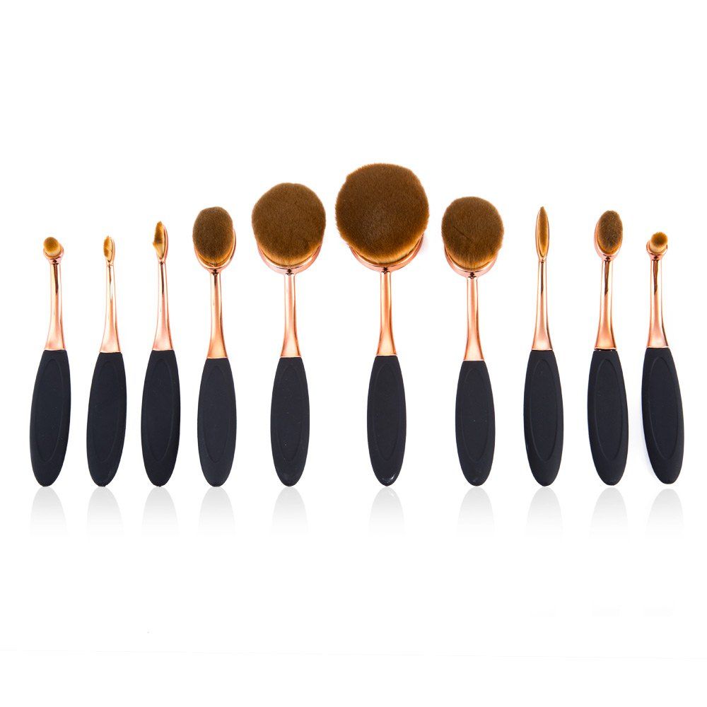 

10pcs Professional Multi-size Cosmetic Makeup Brushes Sets, Colormix
