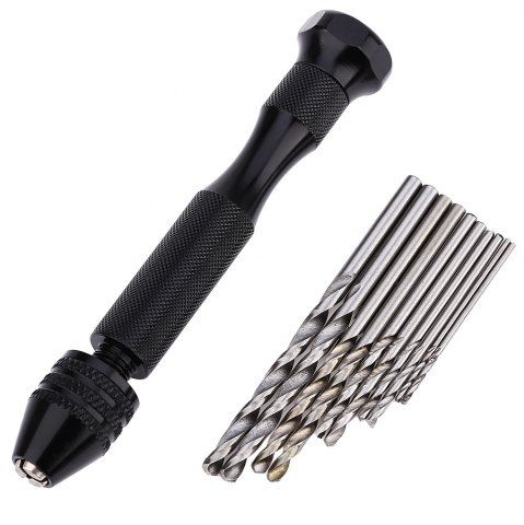 Cheap 11pcs High Speed Steel Hand Twist Drill Rotary Tool 