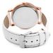 Fashion Female Quartz Watch Leather Band Artificial Diamond Starry Sky Pattern Dial Wristwatch -  