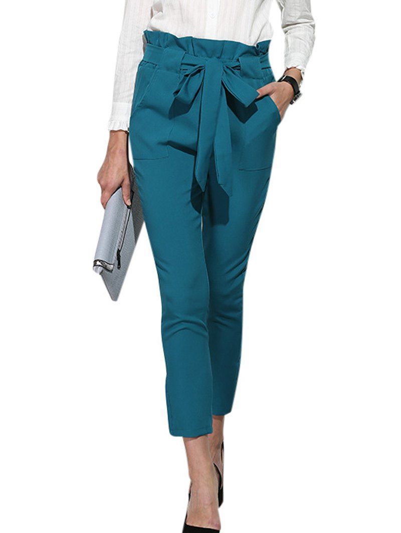 high waisted scrub pants