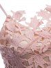 Lace Crochet Slip Evening Bridal Shower Dress -  