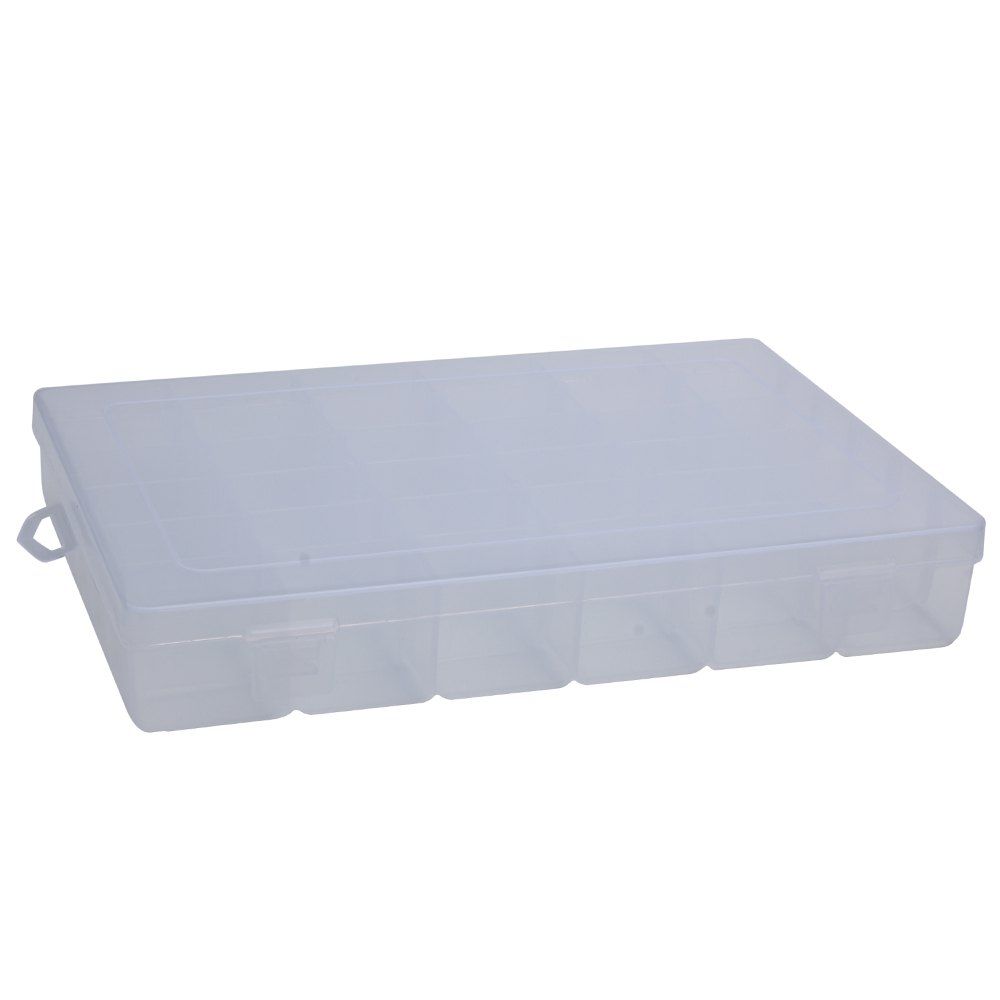 

Detachable 36 Compartments Multifunctional Plastic Storage Box, Transparent