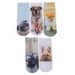 Fashionable 3D Dog Print Cotton Socks for Unisex -  