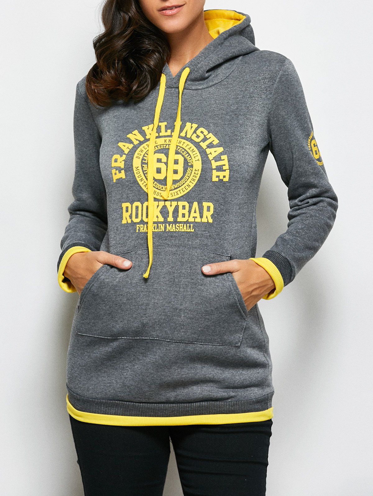 yellow saturn hoodie