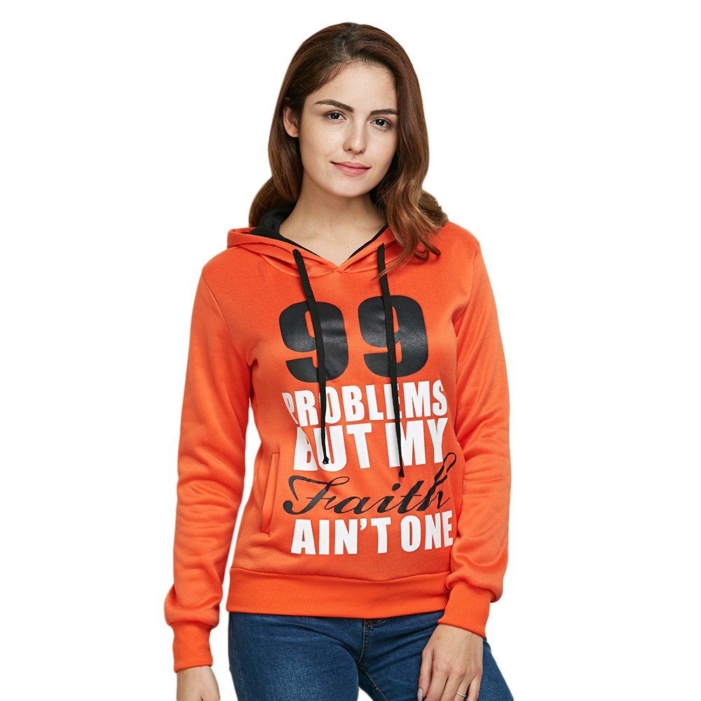 Orange Dress with Hood