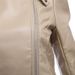 Stylish Turn-down Collar Long Sleeve Zipper Rivet Decoration PU Leather Women Jacket -  