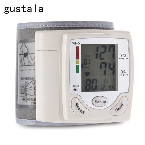  gustala CK-101S Health Care Wrist Portable Digital Automatic Blood Pressure Monitor.               