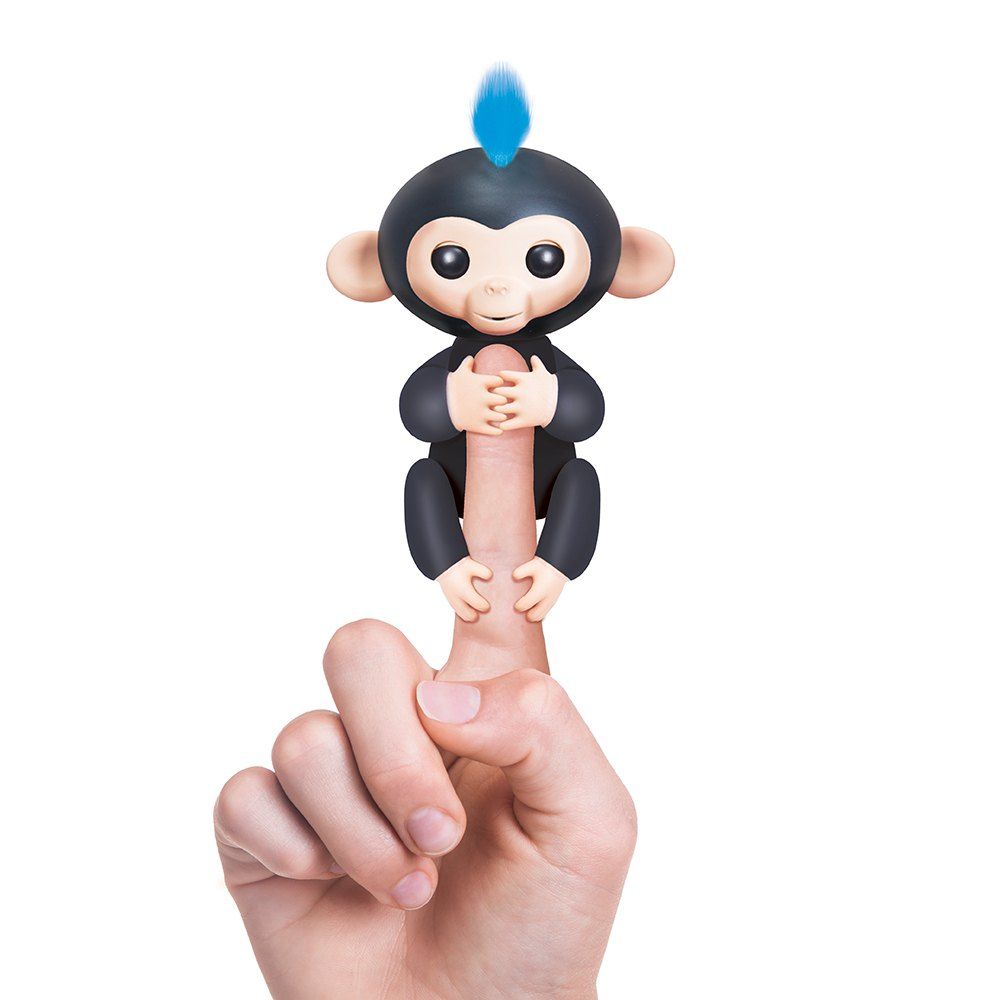 

WowWee Fingerlings 6 Color Finger Monkey Smart Induction Toys, Black