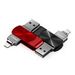 EAGET i66 USB Flash Drive 8 Pin USB3.0 OTG Rotary Design Memory Stick for iPhone 7 Plus / 7 / SE / 6S Plus / 6S / 6 / 5S / 5C / 5 -  