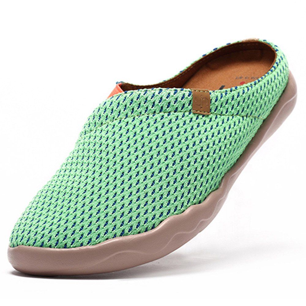 [28% OFF] UIN Women's Painted Zaanes Green Slip-On Fashion Travel Shoes ...