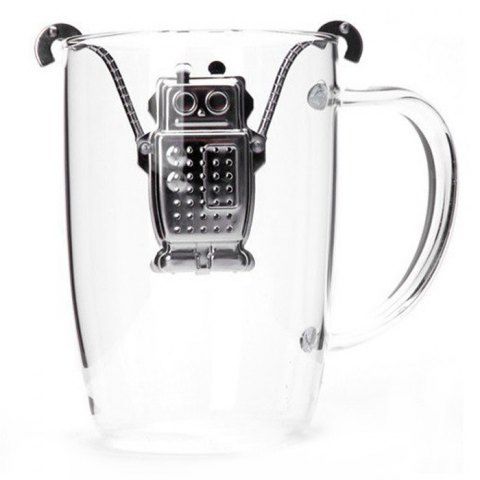 Stainless Steel Robot Shape Tea Filter Creative Teabags Strainer Buy Stainless Steel Robot Shape Tea Filter Creative Teabags Strainer