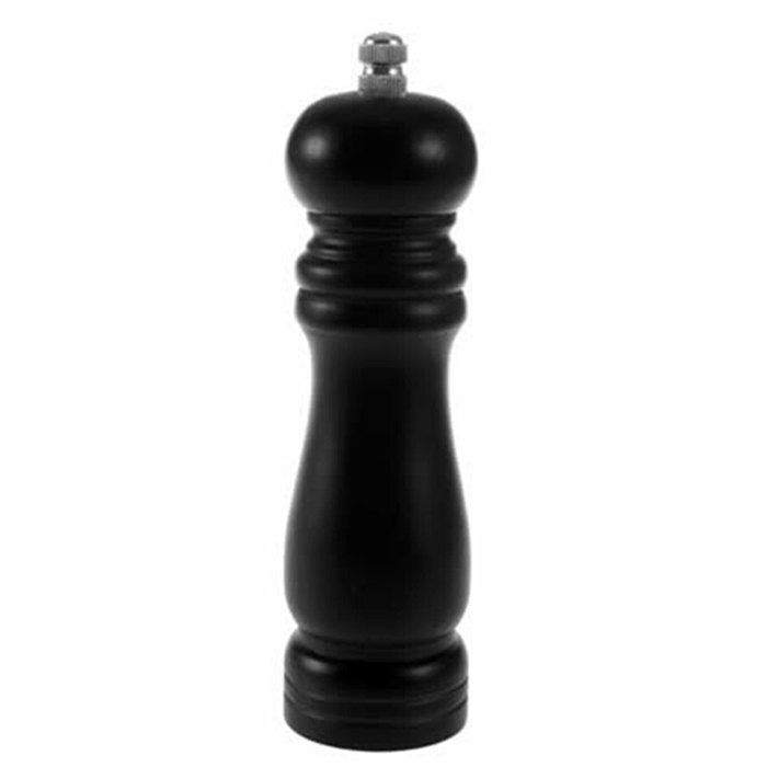 

Practical Wooden Pepper Grinder Manual Salt Mill Muller, Black