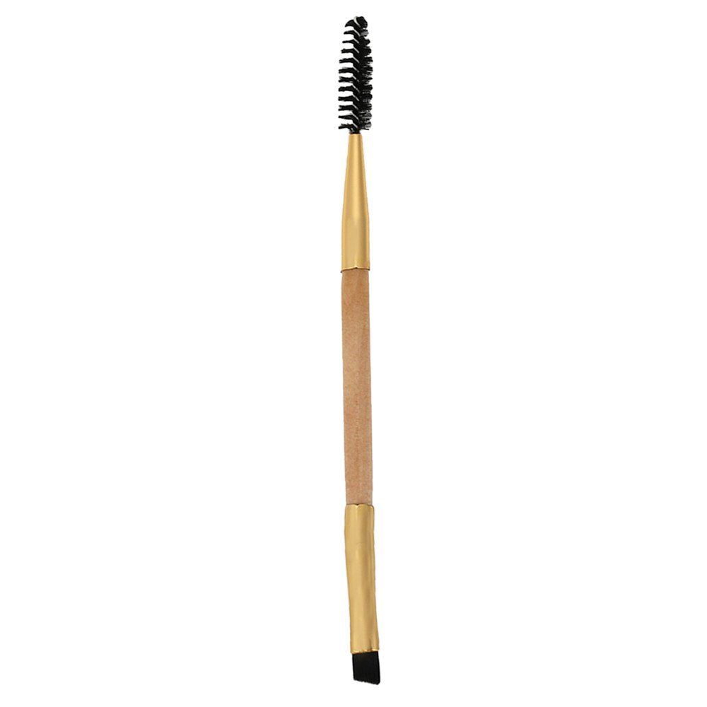 

Eyebrow Goat Hair Cosmetics Brush, Golden