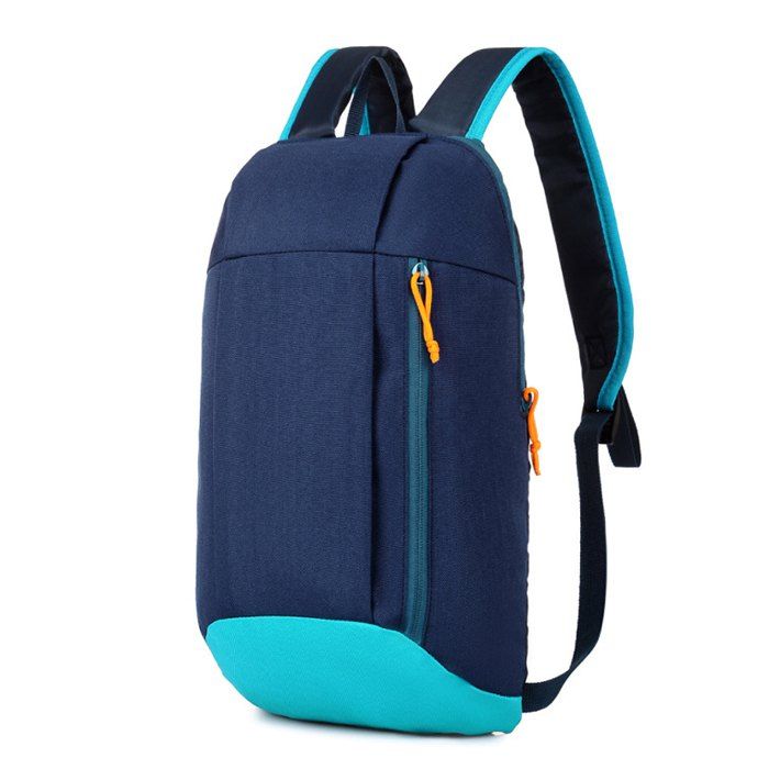 

Water-resistant Nylon 10L Travel Ultra-light Leisure Backpack, Purplish blue;azure;black