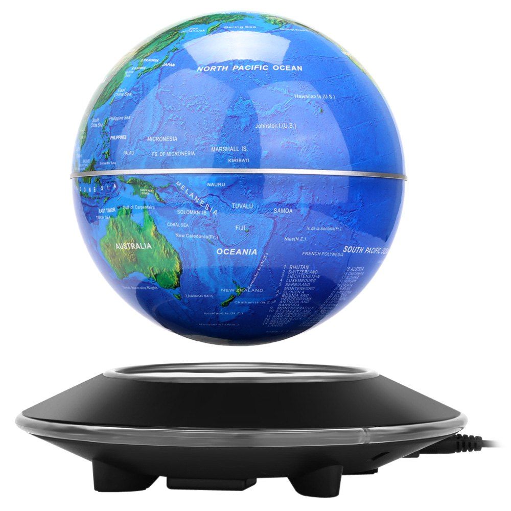 [40 OFF] Novel Levitation Floating Globe World Map Rotating