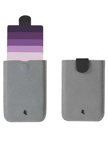  Stack-up Pull-out Card Holder Multifunctional Gradient Color Slim Wallet 