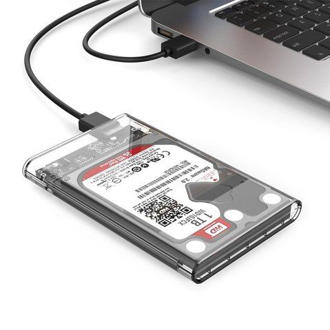 Best ORICO 2139U3 2.5 inch Transparent Hard Drive Enclosure for HDD / SSD Connectivity  