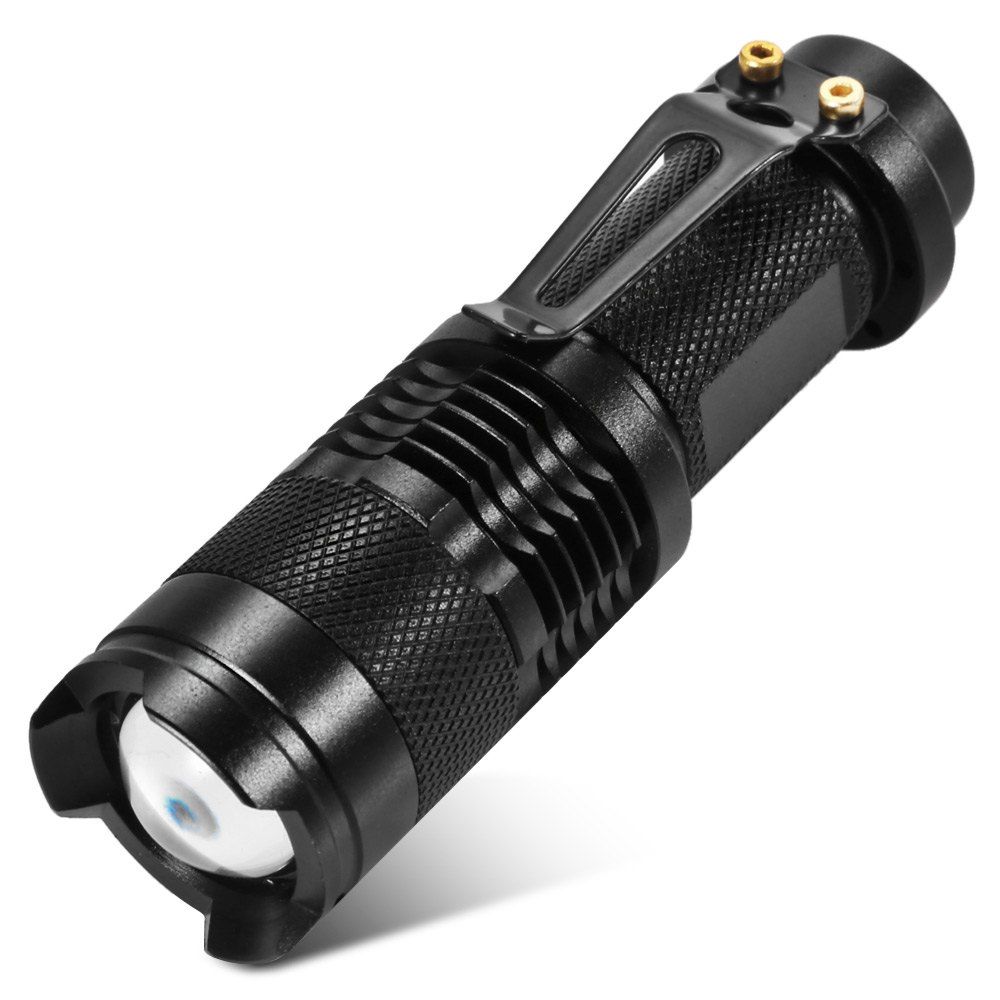 

SK68 AA 350Lm Cree Q5 LED Flashlight Adjustable Focus, Black, SK68