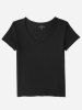 ZAN.STYLE Strappy Front T-shirt -  