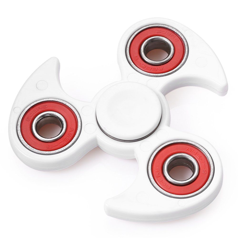 

Fly-wheel Gyro Fidget Spinner Stress Reliever Pressure Reducing Toy for Office Worker, White;black;yellow