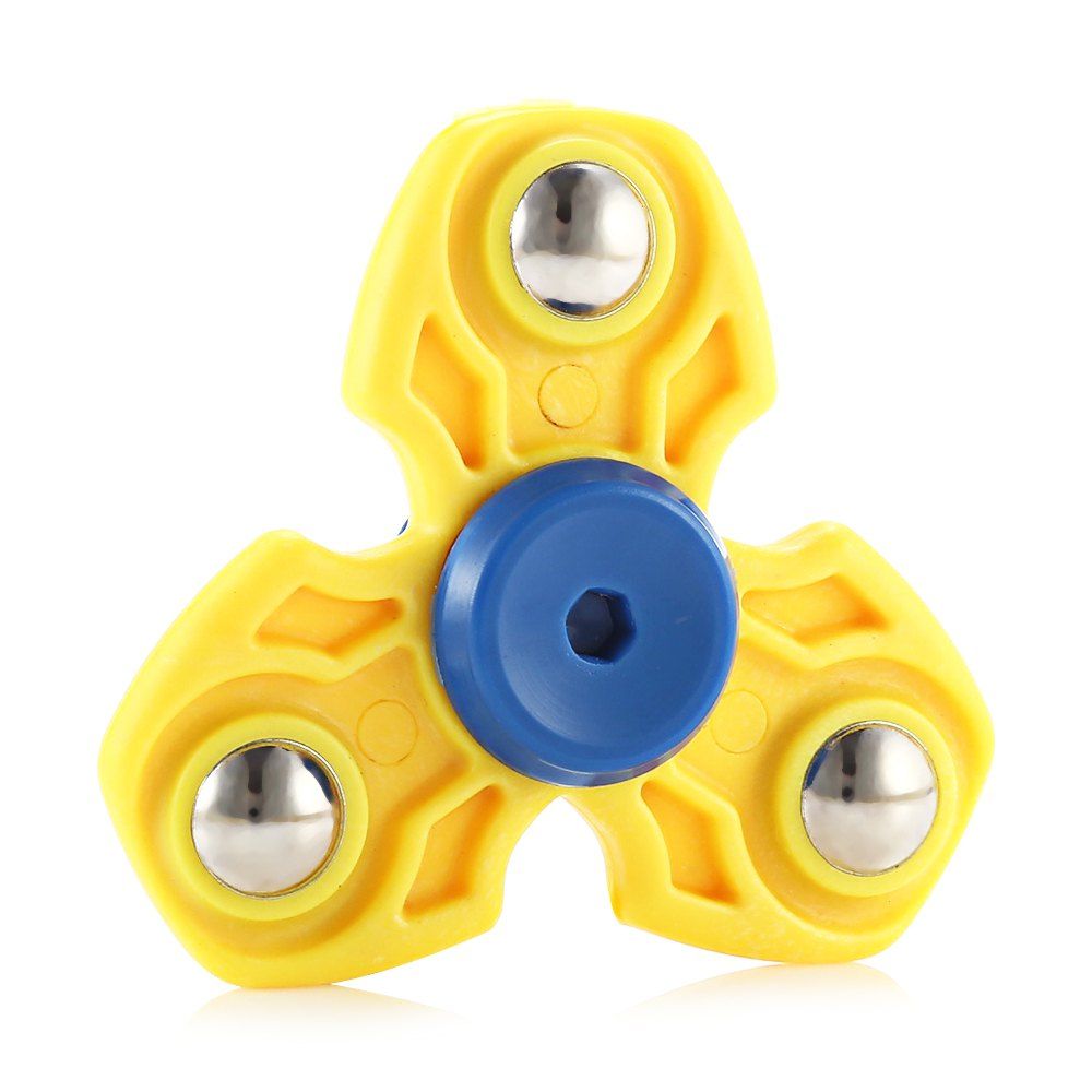 

ABS Durable Gyro Stress Reliever Pressure Reducing Toy for Office Worker, Yellow
