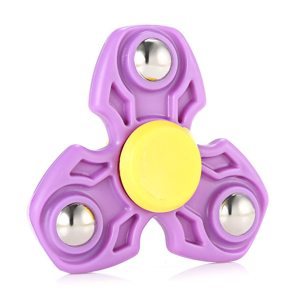 

ABS Durable Gyro Stress Reliever Pressure Reducing Toy for Office Worker, Purple