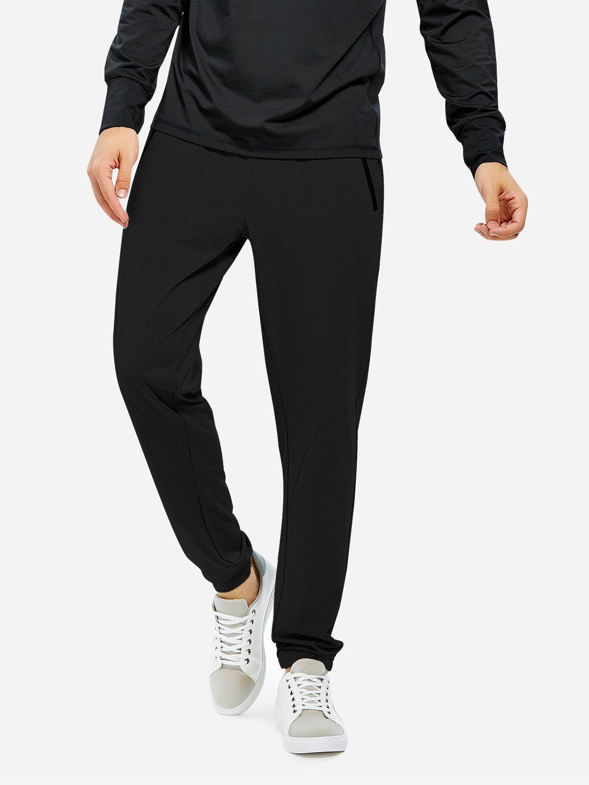 mens zip bottom joggers