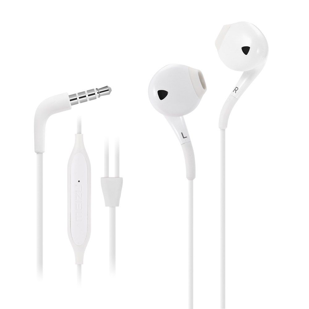 

Meizu EP2X Music In-ear Earphones with Mic On-cord Control, White;black