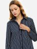 ZAN.STYLE Loose Fit Collar Blouse -  