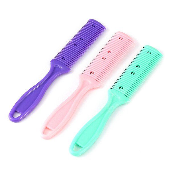 Professional Dual Side Hair Trimmer Razor Blade Trimming Comb Salon