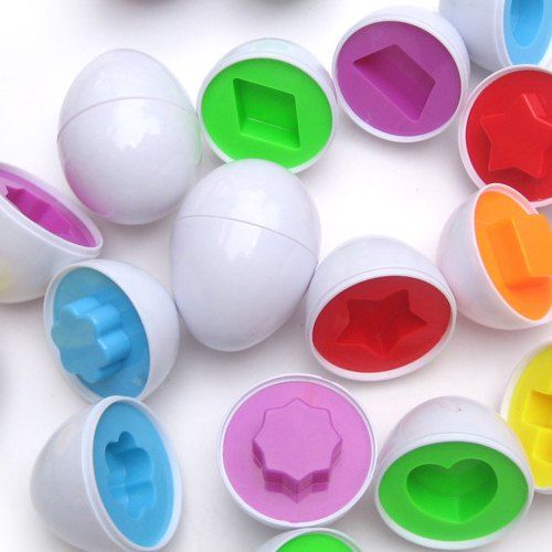 

6PCS Imitating Eggs Pretend Play Children Toy for Children, Colormix