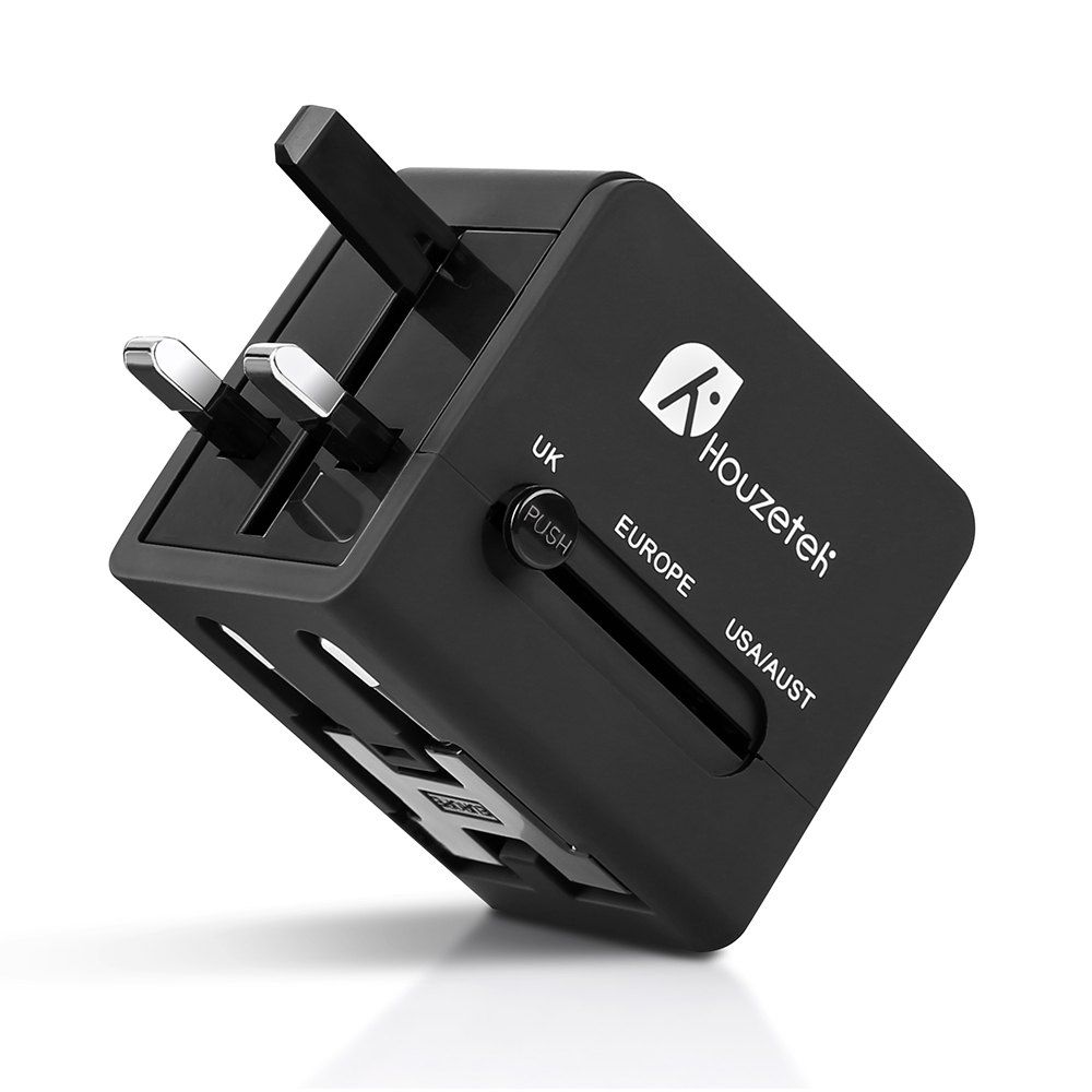 

Houzetek BST - 613 Travel Power Adapter, Black