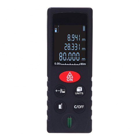 Store KXL-D80 80m Handheld Range Finder Laser Distance Meter Measure 