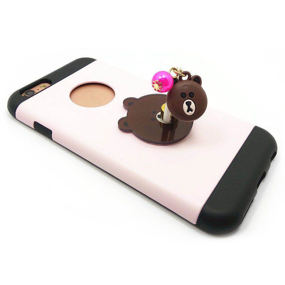

PC Universal Mobile Phone Finger Bracket Bear Design for iPhone 6 / 6s / 7 / 8, Brown;brown;gold;red;white
