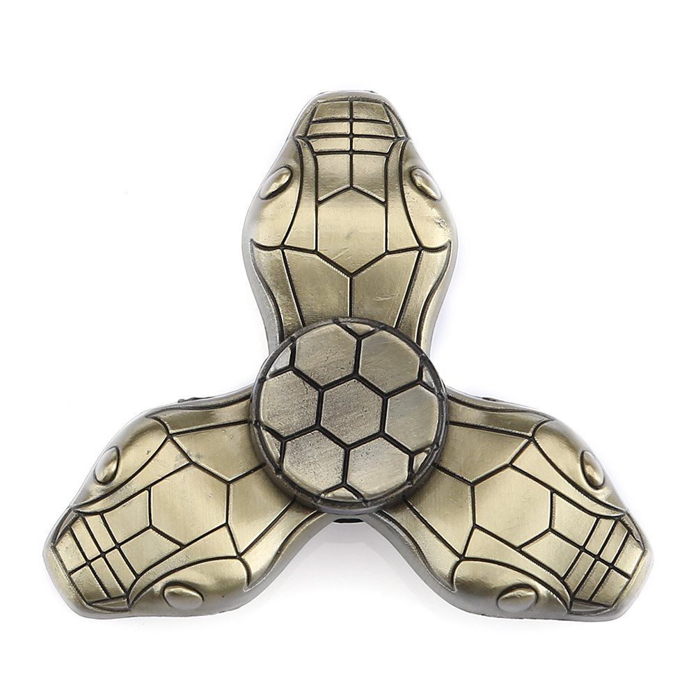 

Retro Snake Head R188 Bearing Fidget Tri-spinner, Bronzed
