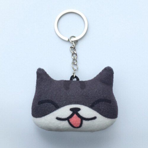 

Cartoon Style Plush Key Chain Hang Decoration for Mobile Phone / Bag / Car, Colormix