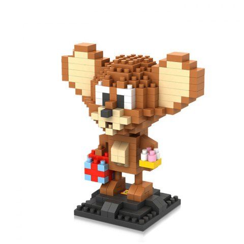 Fancy LOZ 280Pcs L - 9446 Tom and Jerry Mouse Figure Building Block Educational DIY Toy 